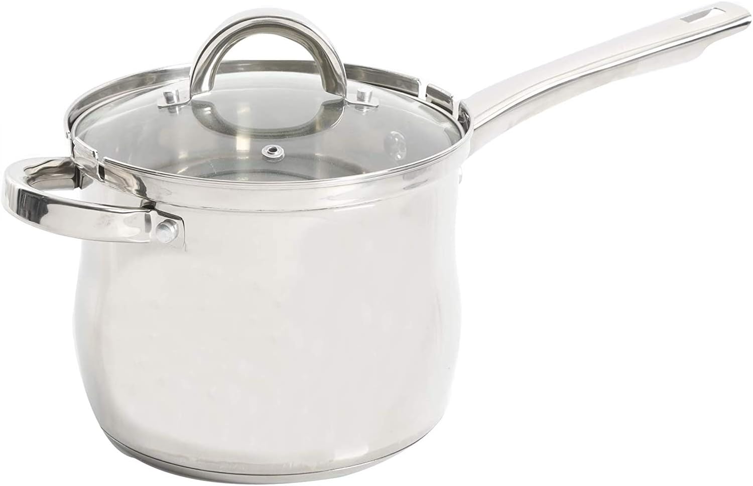 Oster Dutch Oven with Steamer Basket 3-Quart - Sangerfield Stainless Steel, Stovetop Steamer for Vegetables, Rice & Tamales, Dishwasher Safe