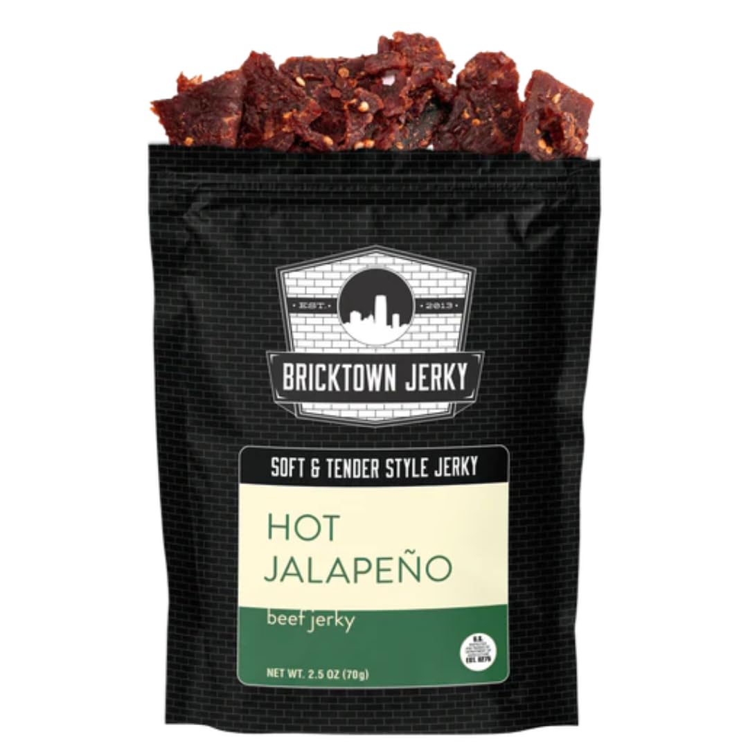 Honey Pepper Beef Jerky - Soft and Tender Style, High Protein, Low-Carb, Healthy Lean Meat Snack - Gourmet Beef Jerky, No Preservatives - 2.5 oz.