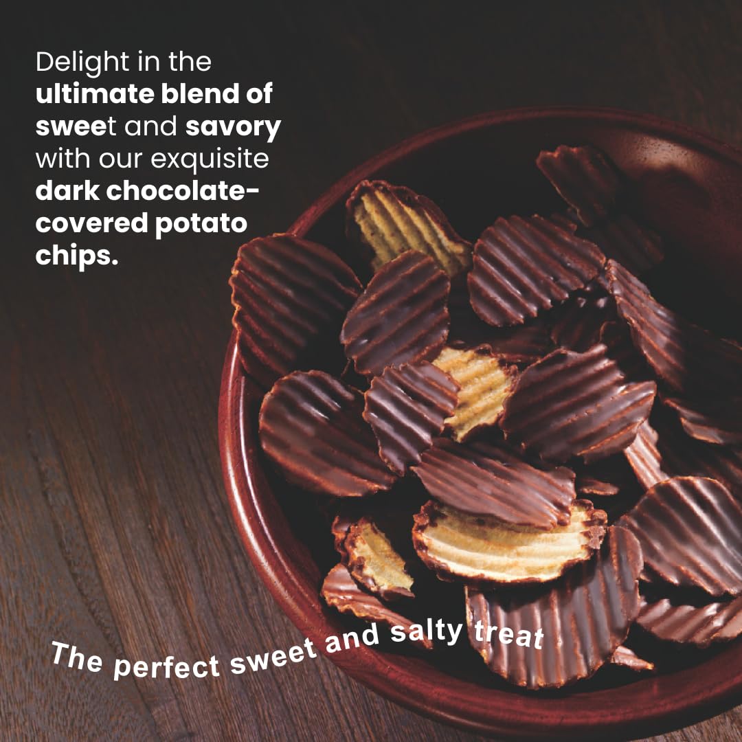 ROYCE' Potatochip Chocolate "Original" - |Chocolate Coated Crispy Potato Chips | Gourmet Snack for Gifting & Indulging | Japanese Potato Chip Chocolate from Hokkaido (7 Servings per Container)
