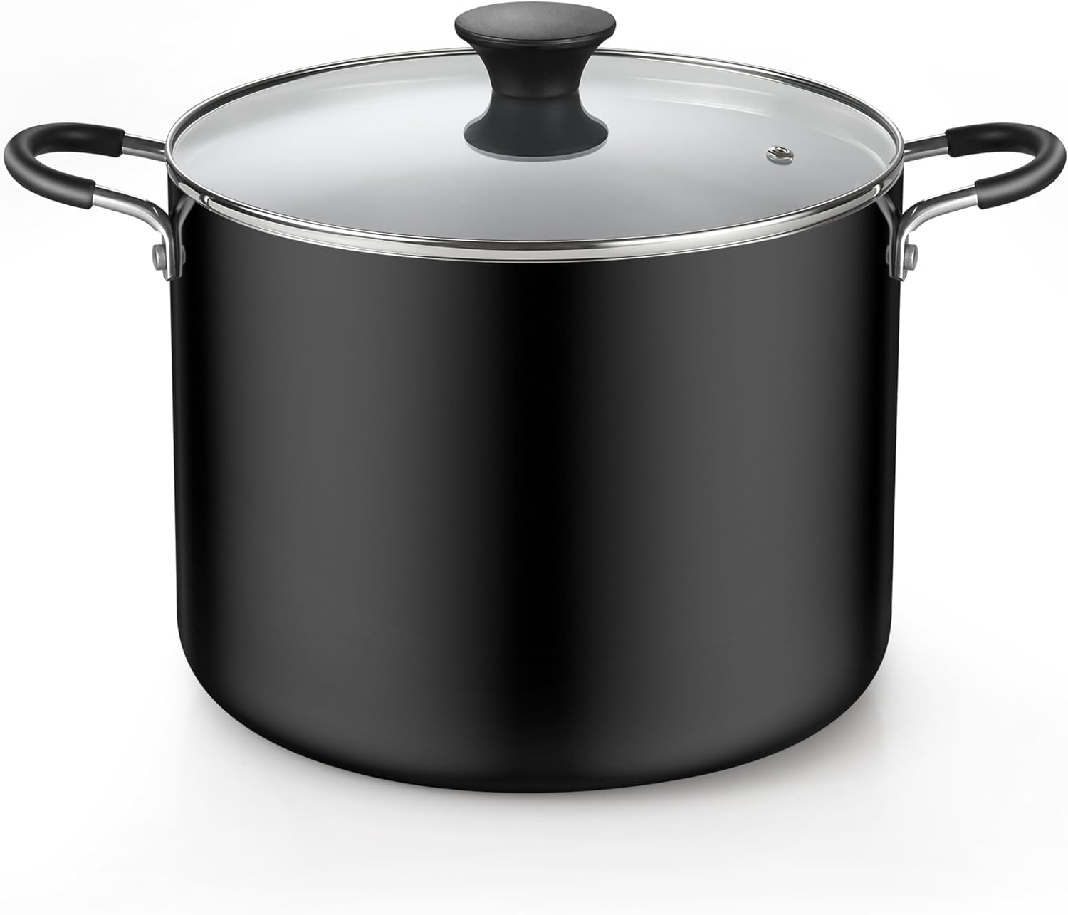 Cook N Home 10.5 Quart Non Stick Stock Pot with Lid, Large Pots for Cooking
