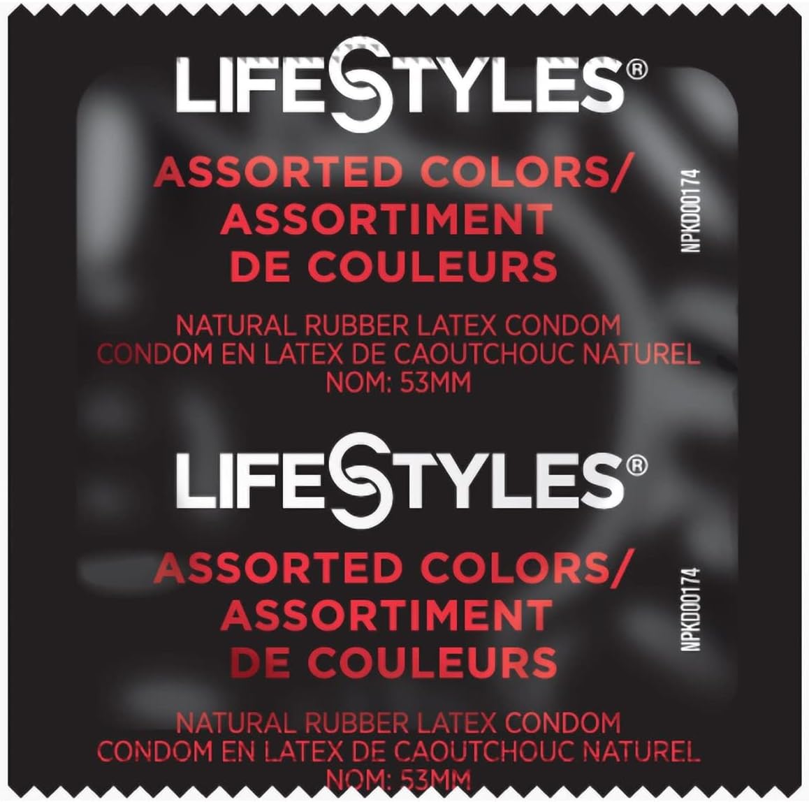 Lifestyles Assorted Colors Condoms 24 Pack