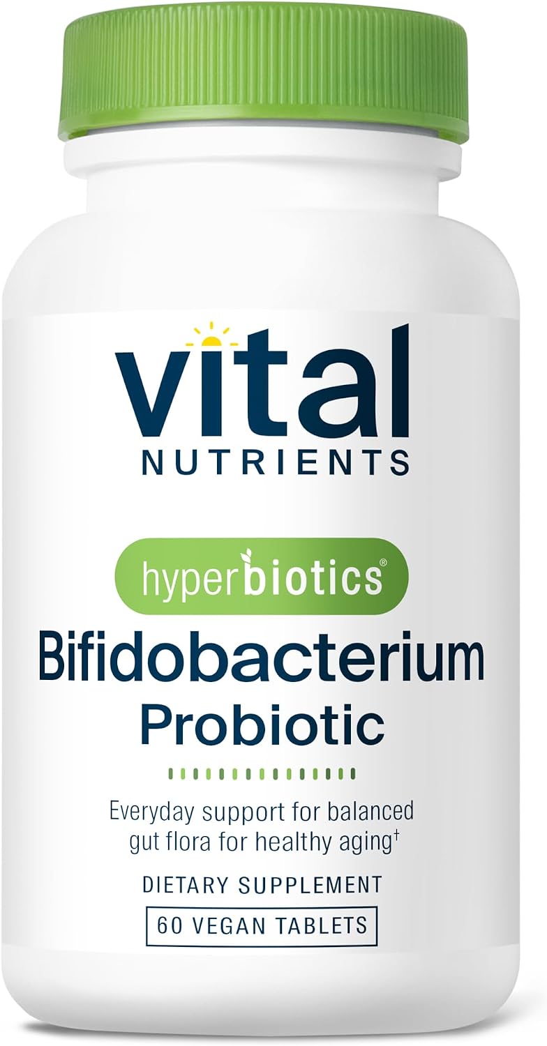 Hyperbiotics Vital Nutrients Bifidobacterium Probiotic | 7 Targeted Strains | Supports Immune and Digestive Health for Older Adults | Shelf-Stable