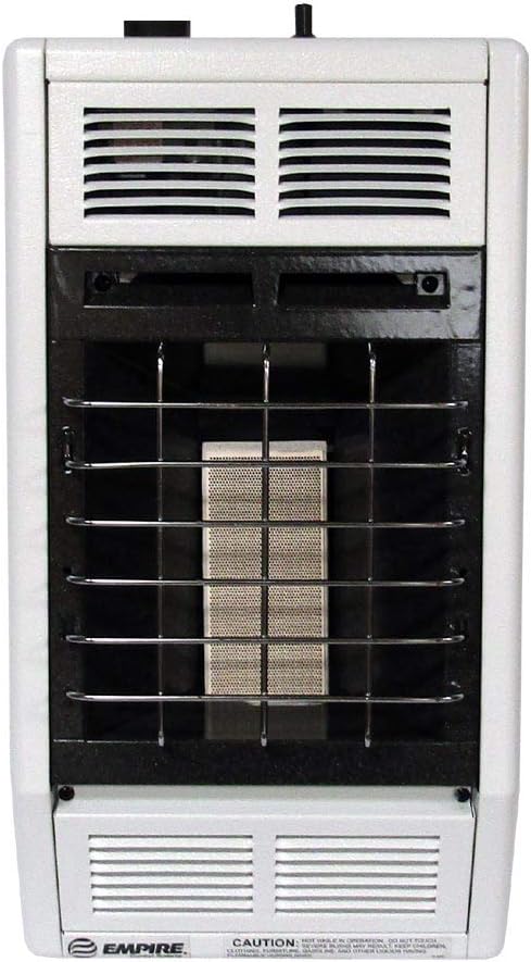Empire SR10TW Infrared Vent Free Heater Natural Gas 10000 BTU, Thermostatic Control