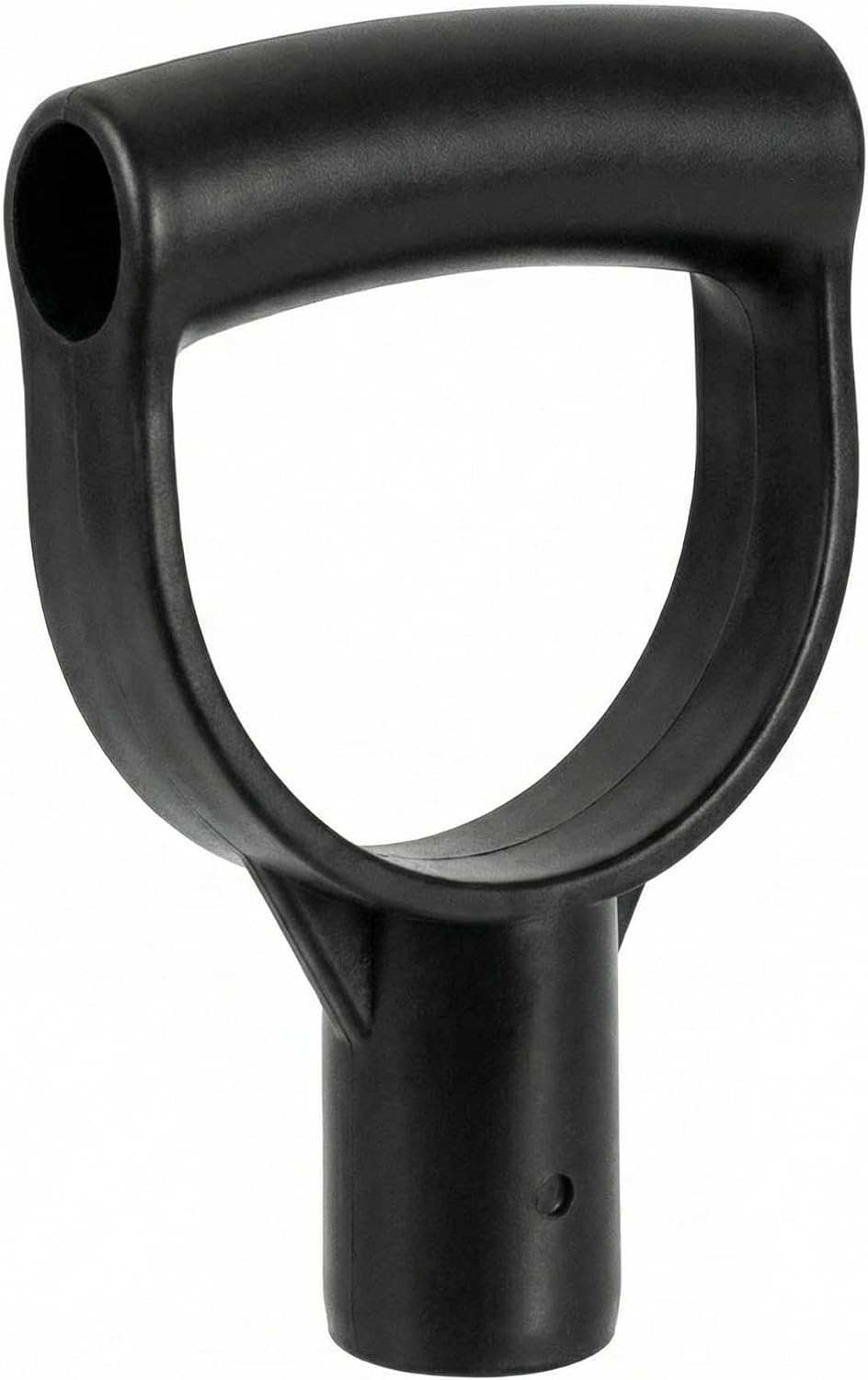 QWORK Shovel Grip Handle, 1-1/8" Inside Diameter PVC D-Shaped Grip Shovel Handle Replacement for Digging Raking Tools