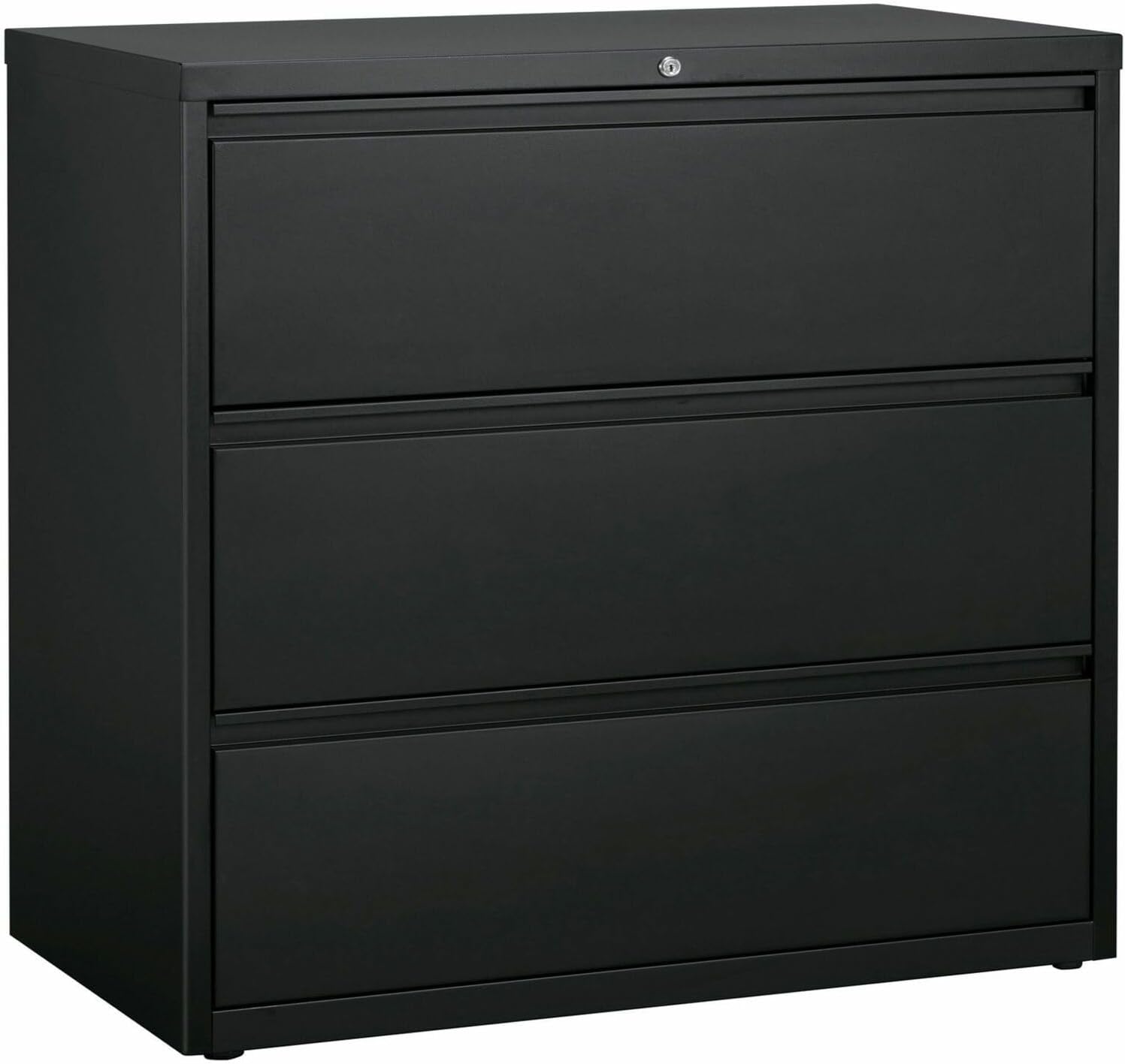 Lorell 3-Drawer Lateral File, 42 by 18-5/8 by 40-1/4-Inch, Charcoal
