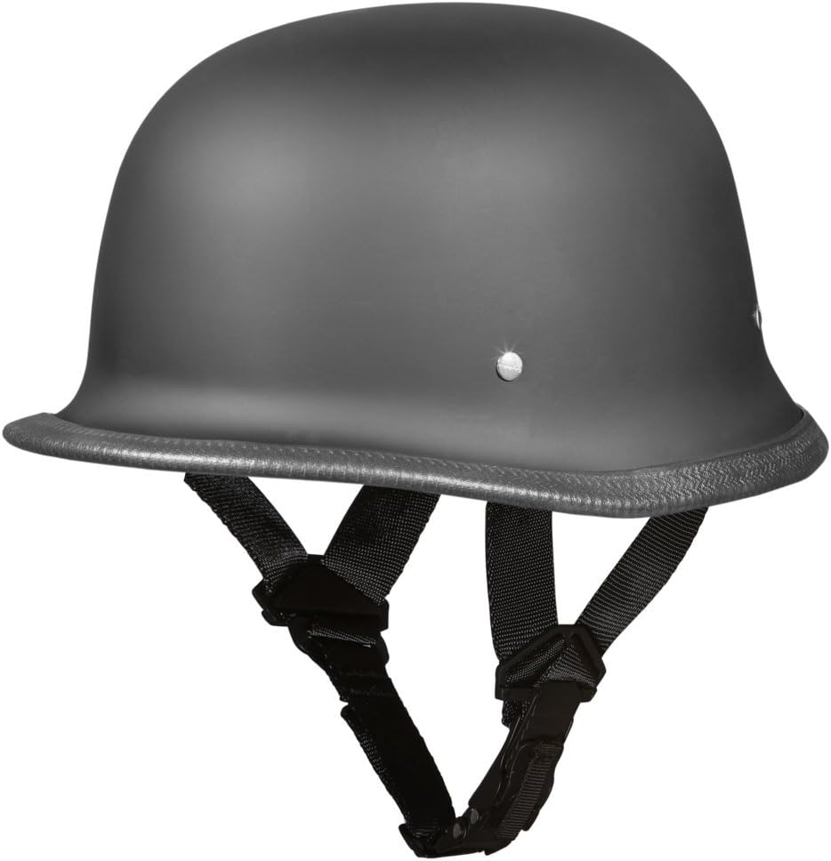 Daytona Half Shell German Motorcycle Helmets, DOT Approved for Superior Safety and Style – Comfortable, Durable, and Perfect for Riders Who Want a Retro Look with Modern Protection Standards