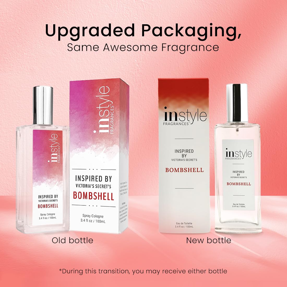 Instyle Fragrances | Inspired by Ralph Lauren's Romance | Women’s Eau de Toilette | Vegan, Paraben Free, Phthalate Free | Never Tested on Animals | 3.4 Fluid Ounces