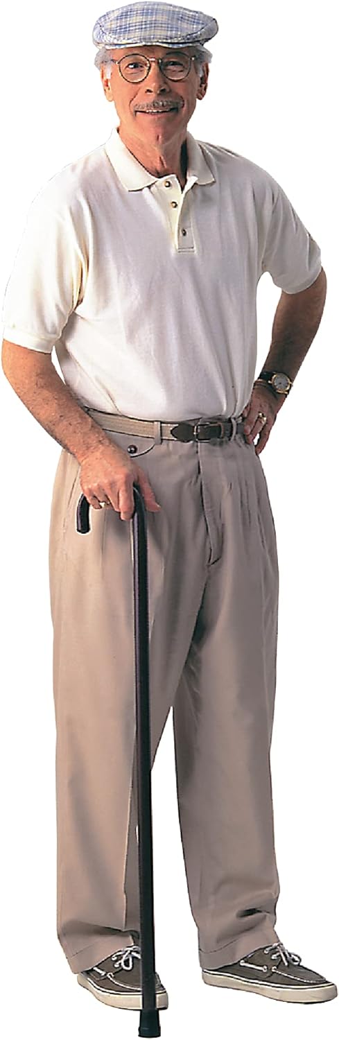 CAREX Solid Wood Walking Cane - Wooden Canes for Men & Women with 250 lb Weight Capacity - 36” Long, 1" Diameter