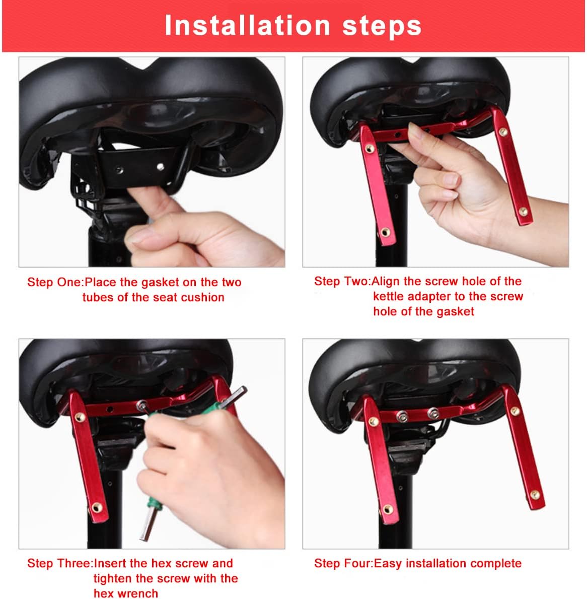 ECYC Bicycle Seat Post Double Water Bottle Holder
