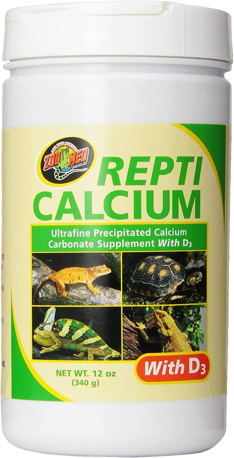 Zoo Med Reptile Calcium with Vitamin D3, 8-Ounce