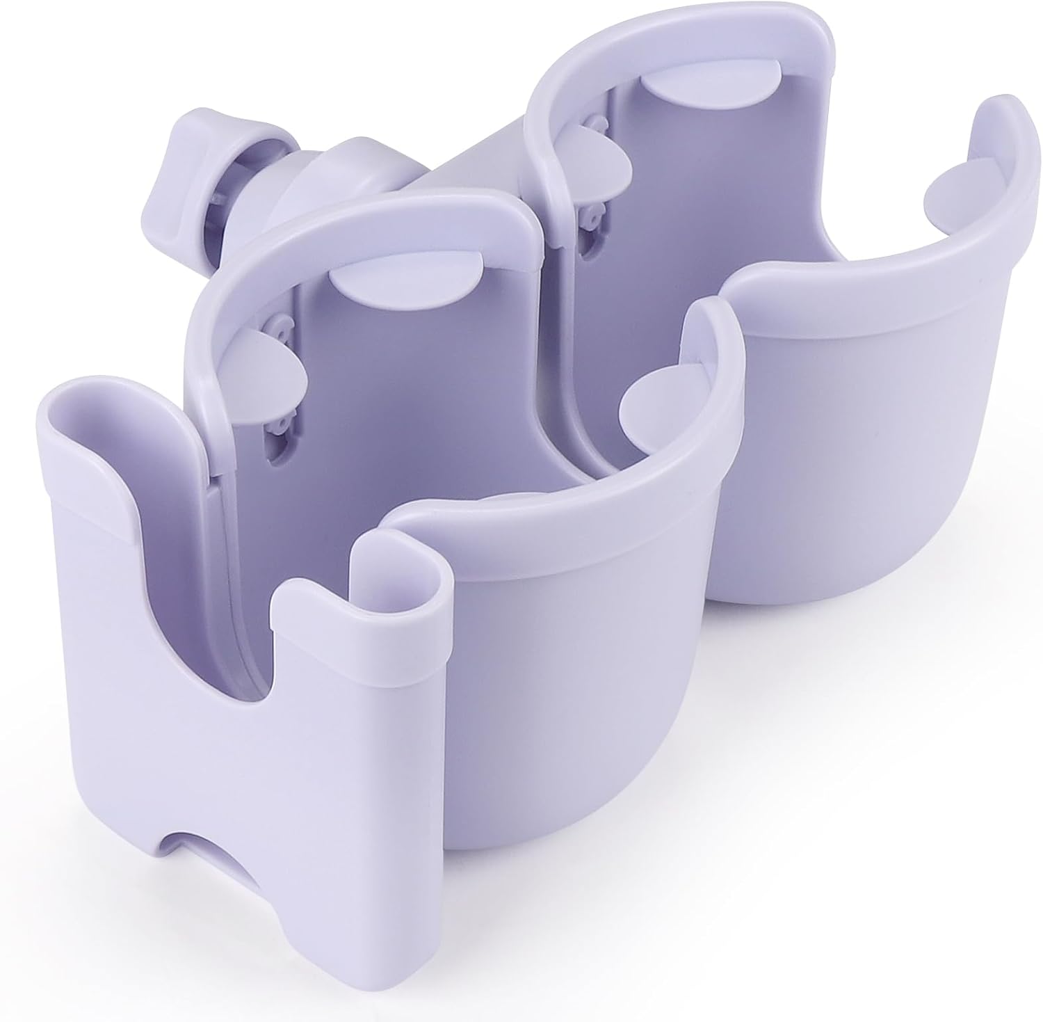 Accmor Stroller Cup Holder with Phone Holder, Bike Cup Holder, Universal Cup Holder for Uppababy Nuna Strollers, 2-in-1 Drinks Holder for Walker