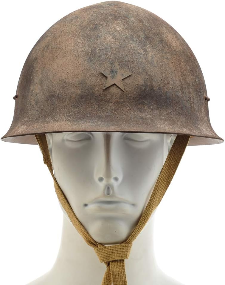 WW2 Japanese Army Steel Helmet Hand Aged