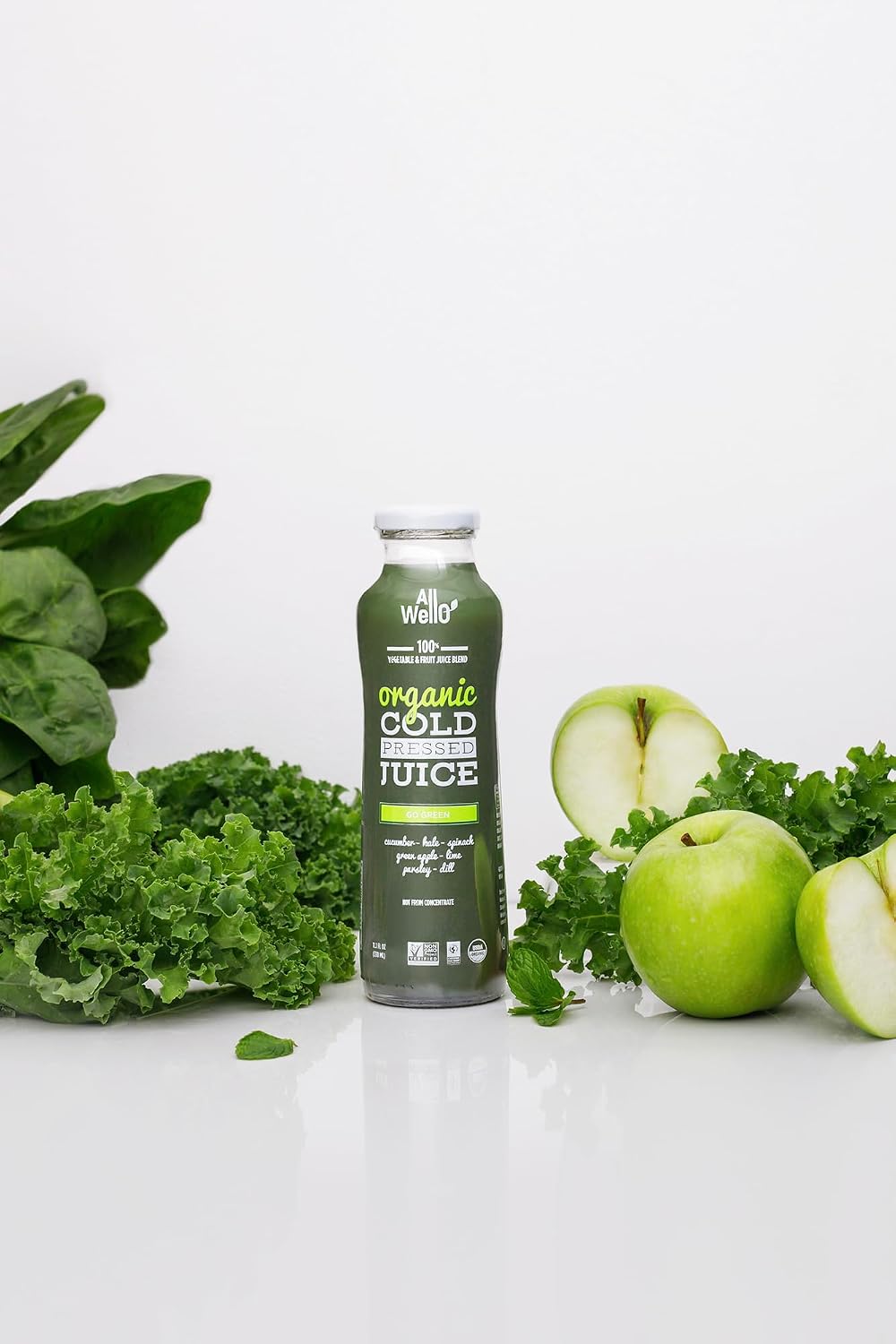 Organic Juice Variety Pack, Cold-Pressed, Non-GMO, 6 Pack