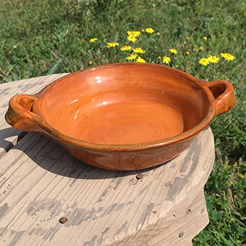 Mexican Clay Mini Unlidded Cazuela, 12 Ounces