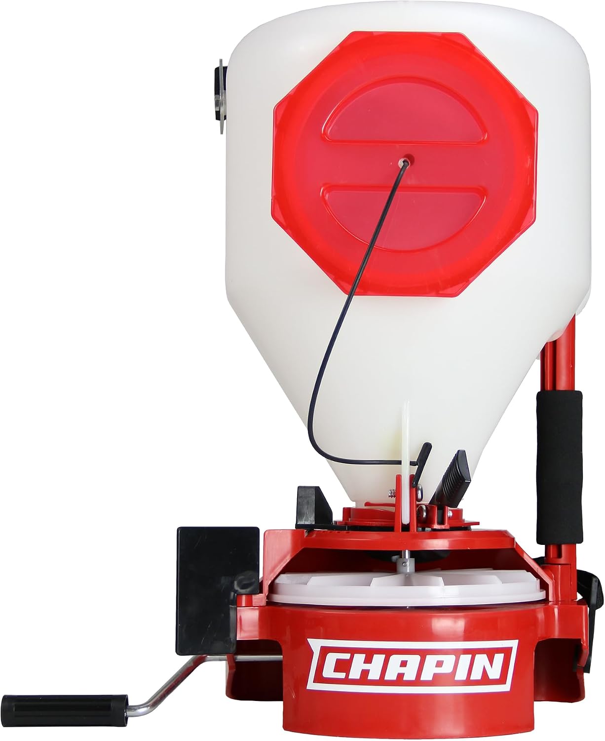 Chapin 8700A 35-Pound Capacity Chest Mounted Spreader with Easy Fill Hopper for Grass Seed and Fertilizers, 35-Pound (1 Spreader/Package)