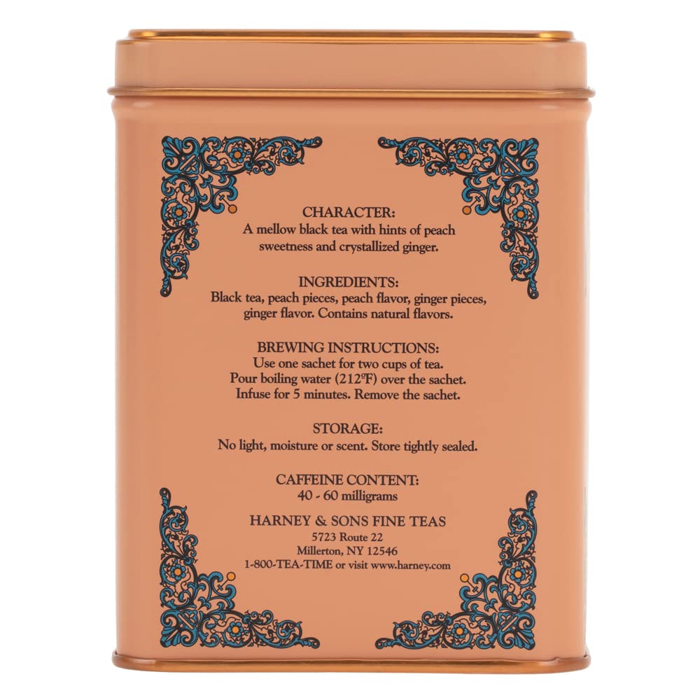 Harney & Sons HT Organic Supreme Green Tea, 20 Sachets, Tea Tin | Organic green tea with 20 sachets in a reusable tea tin. Caffeinated.