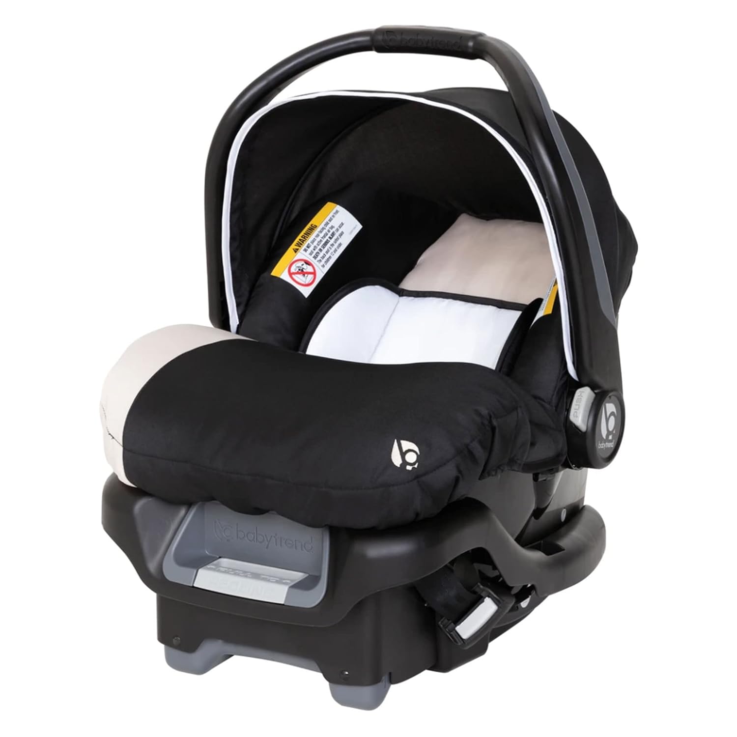 Baby Trend Ally Newborn Infant Car Seat Carrier with Harness, Khaki, 2-Pack