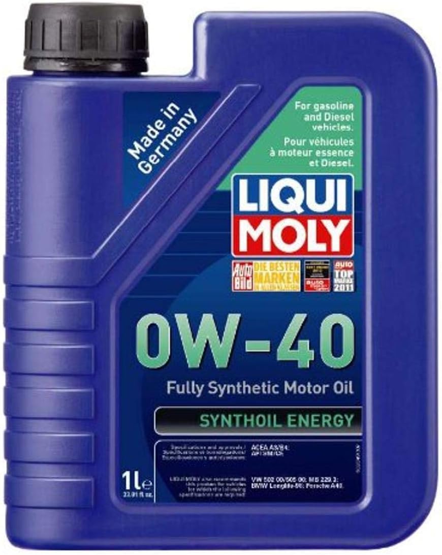 LIQUI MOLY Synthoil Energy A40 SAE 0W-40 | 1 L | Fully synthetic engine oil | SKU: 2049