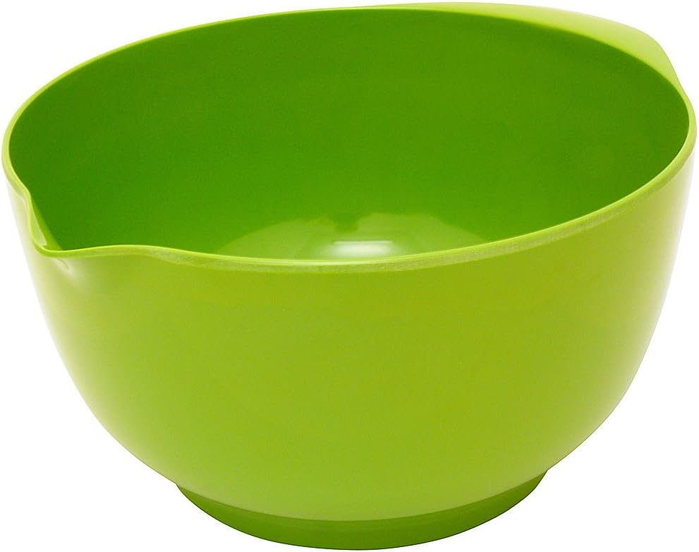Hutzler Melamine Mixing Bowl Set: 2, 3 and 4 Liters, White (3234WH)