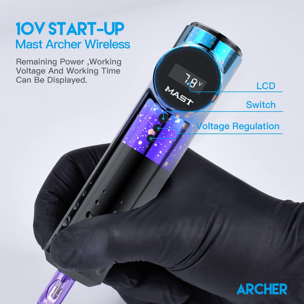 Mast Archer Cordless Tattoo Pen Machine Rotary Tattoo Gun
