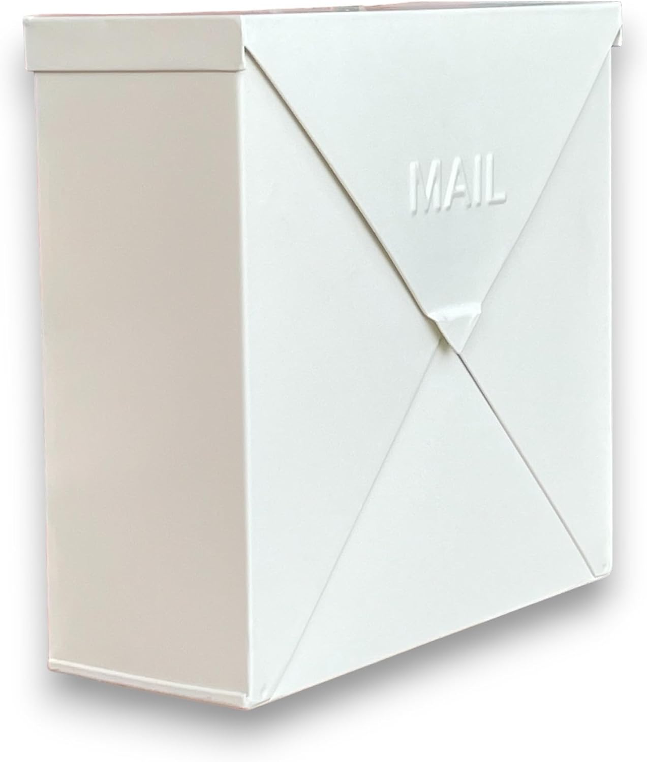 NACH Mailboxes for Outside Wall Mount, 10 x 10 x 4 inch Black Mailbox, Waterproof Mailboxes for Outside - Chicago Style Mail Box