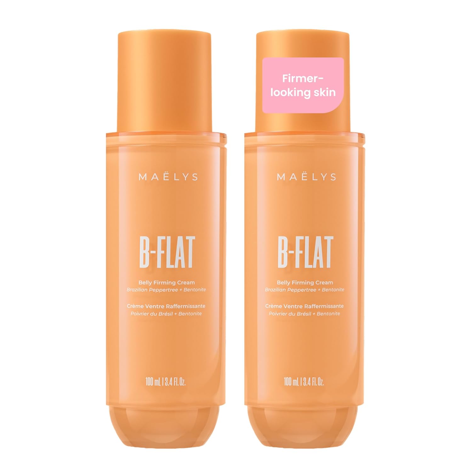MAËLYS B-FLAT Belly Firming Cream for Women, 3.4 Fl Oz