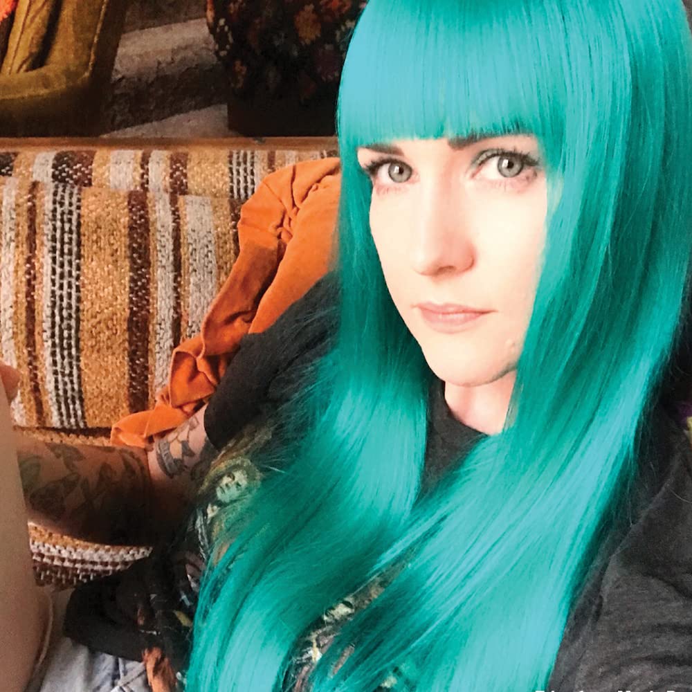 MANIC PANIC Classic Siren's Song Semi Permanent Hair Color - Neon Blue-Green Hair Dye for Women & Men That Lasts 4-6 Weeks - Vegan