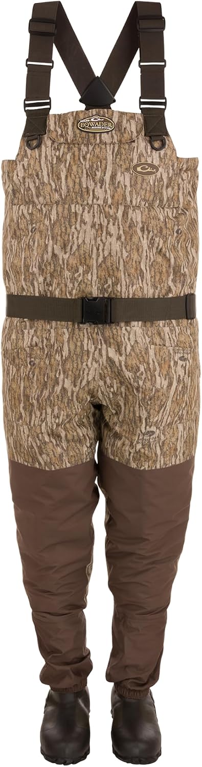 Drake Waterfowl Insulated Chest Wader, 125g Insulation Liner, 1200g Thinsulate Boots, Mens Chest Waders, Waterfowl Hunting