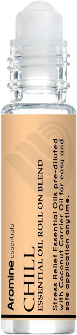 Peppermint Essential Oil Roll On, Pre-Diluted 10ml (Pack of 2). Premium Quality, Therapeutic Grade Topical Ready Aromatherapy Oil