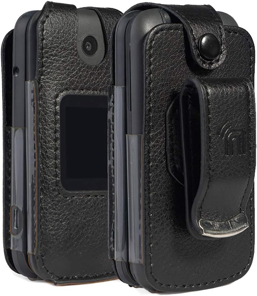 Nakedcellphone Fitted Series for Alcatel Smartflip Phone Case - Black