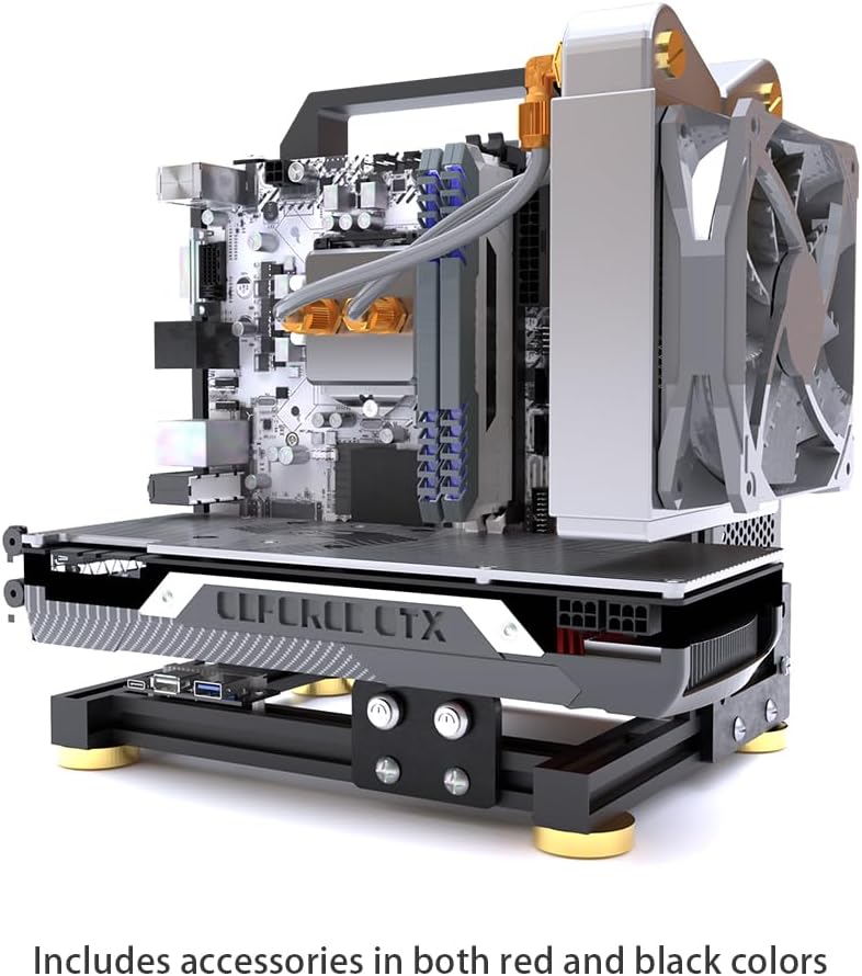 DIY Aluminium Pc Open Case Computer Chassis Test Bench Support Water Cooling Support Server Chassis Support Itx Matx ATX Eatx (2.M-ATX)