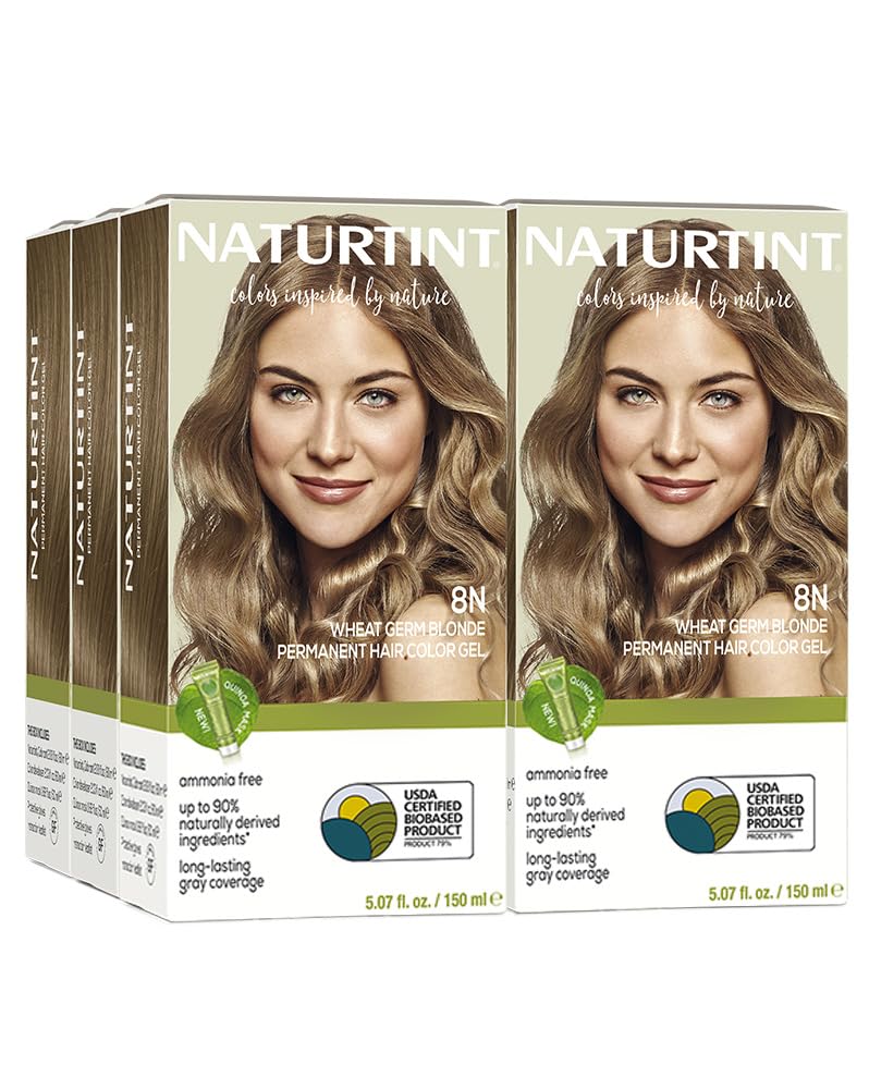 Naturtint 9N Honey Blonde Permanent Hair Color (Pack of 1), Ammonia Free, Vegan, Cruelty Free, up to 100% Gray Coverage, Long Lasting Results (Packaging may vary)