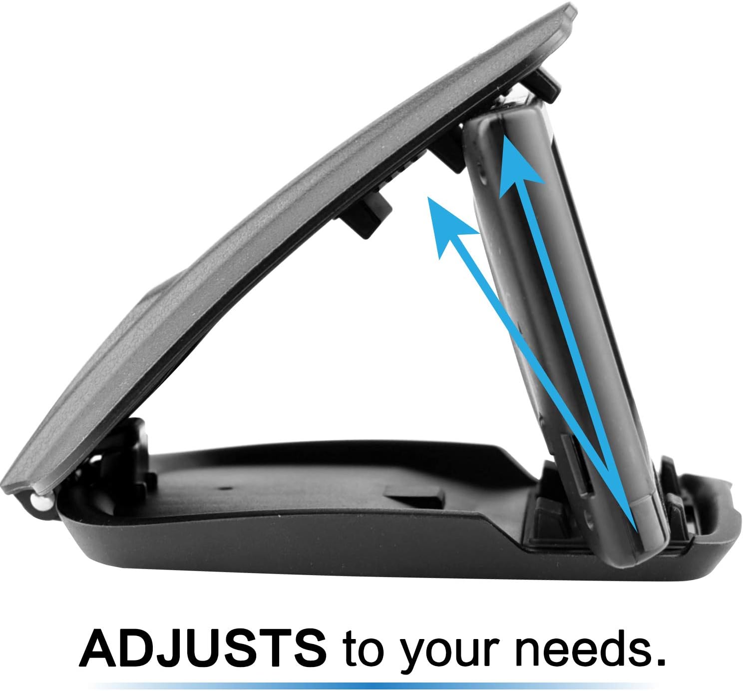 GPS Dash Mount [Matte Black Dock] for Garmin Nuvi Drive Dezl, Tomtom | 2-In-1 GPS Holder for Car