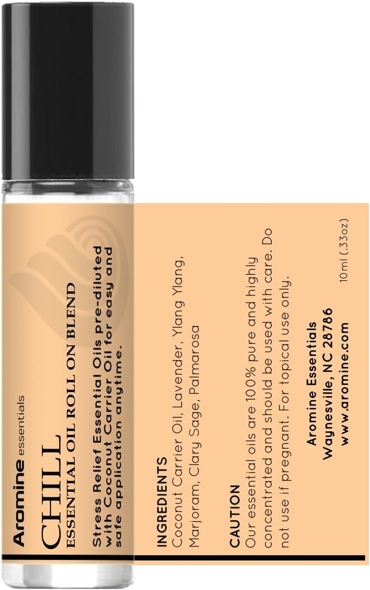 Peppermint Essential Oil Roll On, Pre-Diluted 10ml (Pack of 2). Premium Quality, Therapeutic Grade Topical Ready Aromatherapy Oil