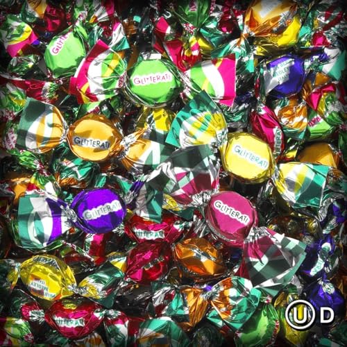 GLITTERATI Fruit & Berry Medley Italian Mini Hard Candies, Individually Wrapped Gourmet Candy, Natural Fruit Flavors, Vegan, Gluten Free, Non-GMO, 14 Oz Bag, 400 Count