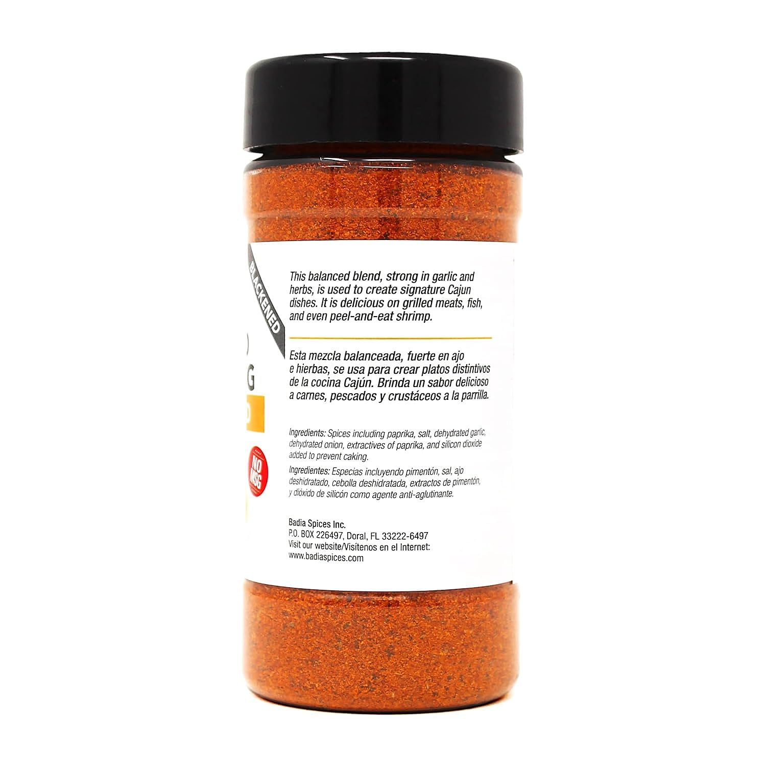 Badia Blackened Seafood Seasoning Creole Blend 4.5 oz – Savory Cajun-Style Blend, Bold Southern Flavor, No MSG