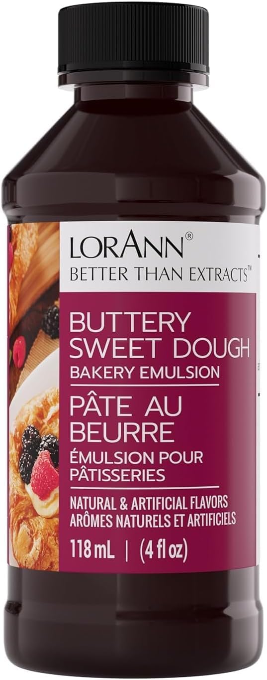 LorAnn Oils Peppermint Bakery Emulsion: True Essence, Ideal for Boosting Fruit Tones in Cakes, Cookies & Desserts, Gluten-Free, Keto-Friendly, Extract Substitute Essential for Your Kitchen, 16 Oz