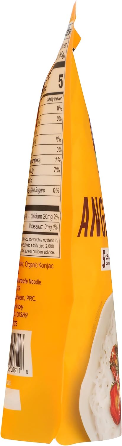 Miracle Noodle Organic Plant Based Angel Hair Noodles, 7 OZ