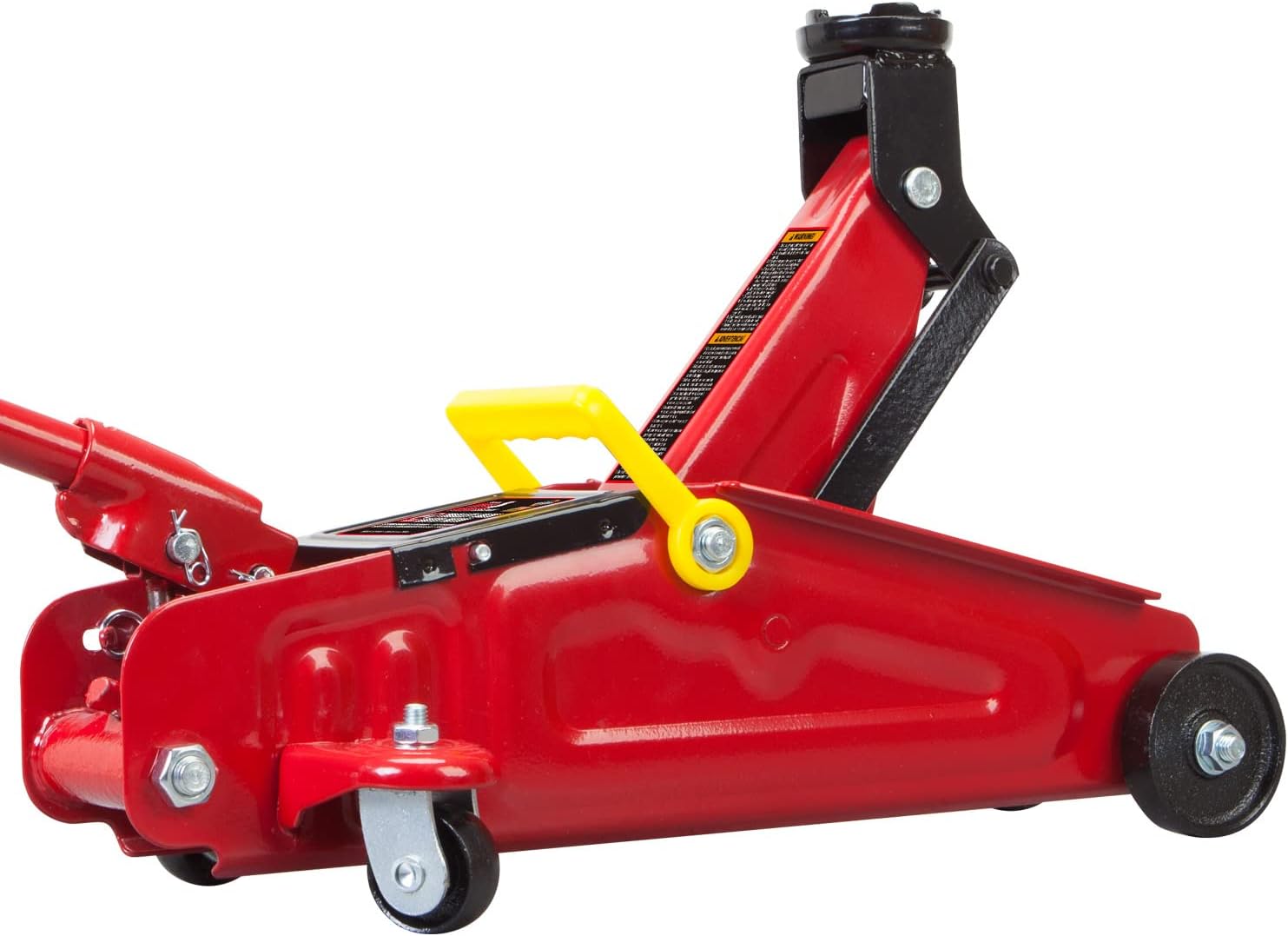 BIG RED AT84007R Torin Hydraulic Low Profile Service/Floor Jack with Dual Piston Quick Lift Pump, 4 Ton (8,000 lb) Capacity, Red