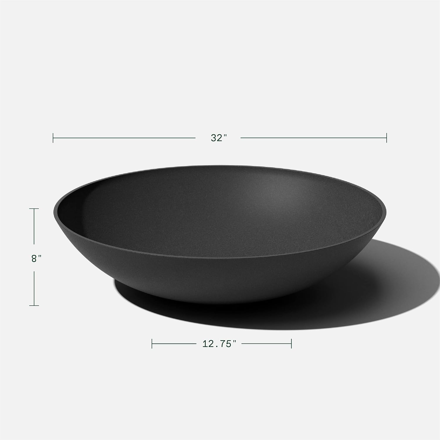 Veradek Mason Series Lane Bowl - Large Outdoor Bowl Planter | Made From a Durable Plastic-Stone Composite With Pre-Drilled Drainage Holes. Modern Patio/Tabletop Décor