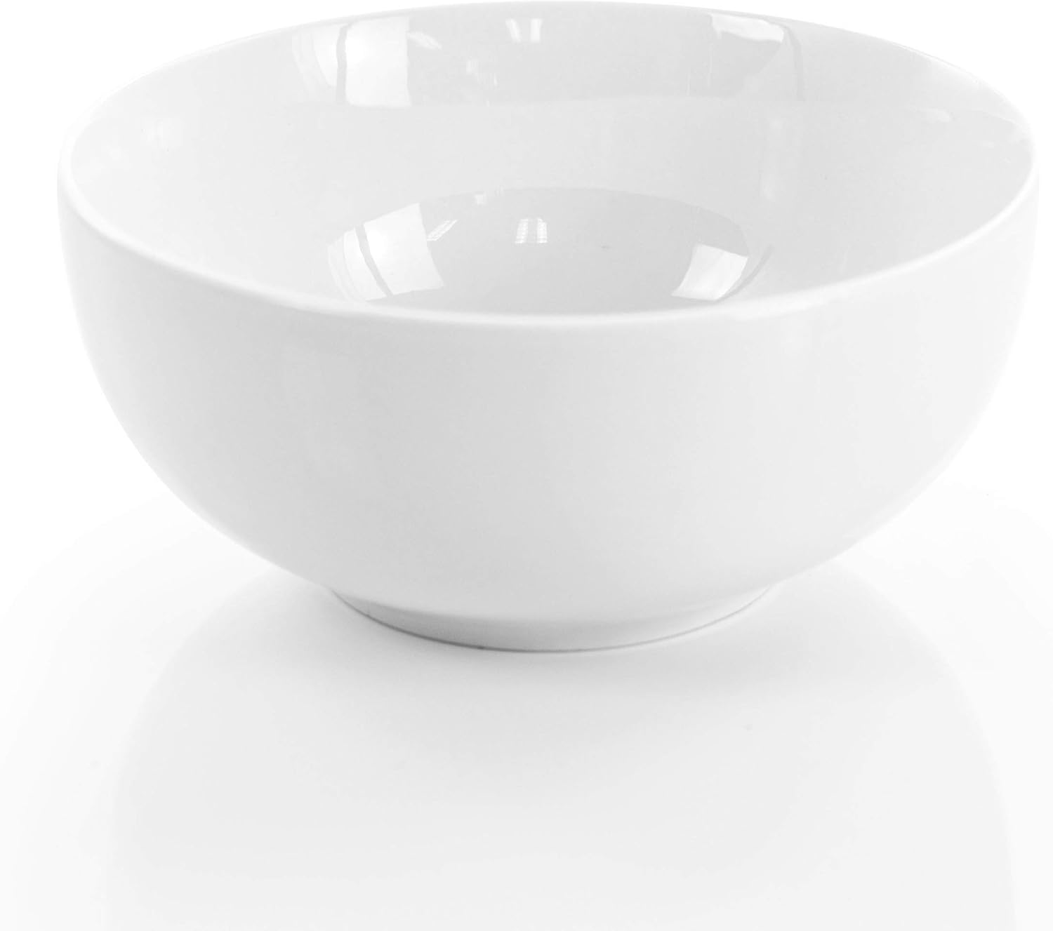 Elama White Porcelain Dish Dinnerware Set, 18 Piece, Newman