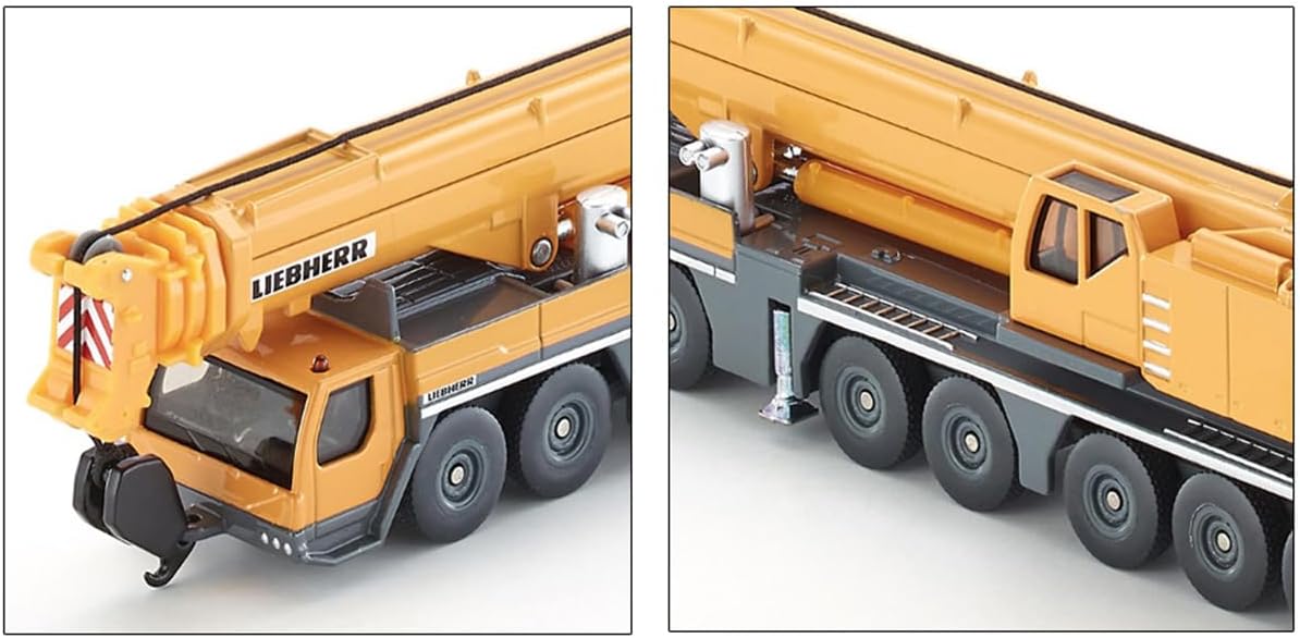 Siku 1886, Liebherr Mobile Crane, 1:87, Metal/Plastic, Yellow, Movable Parts