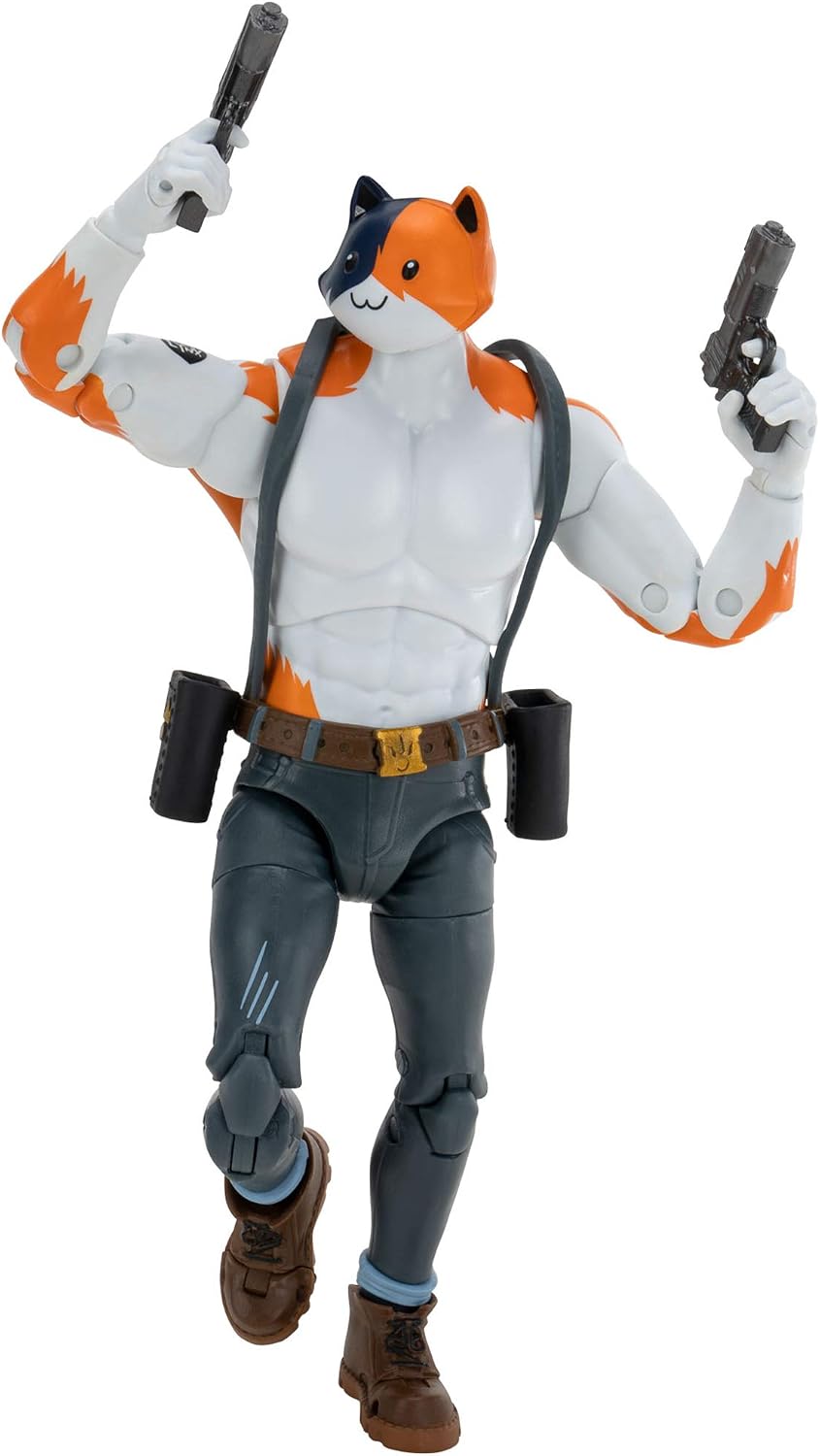 Fortnite Legendary Series Brawlers, 1 Figure Pack - 7 Inch Meowscles Action Figure, Plus Accessories