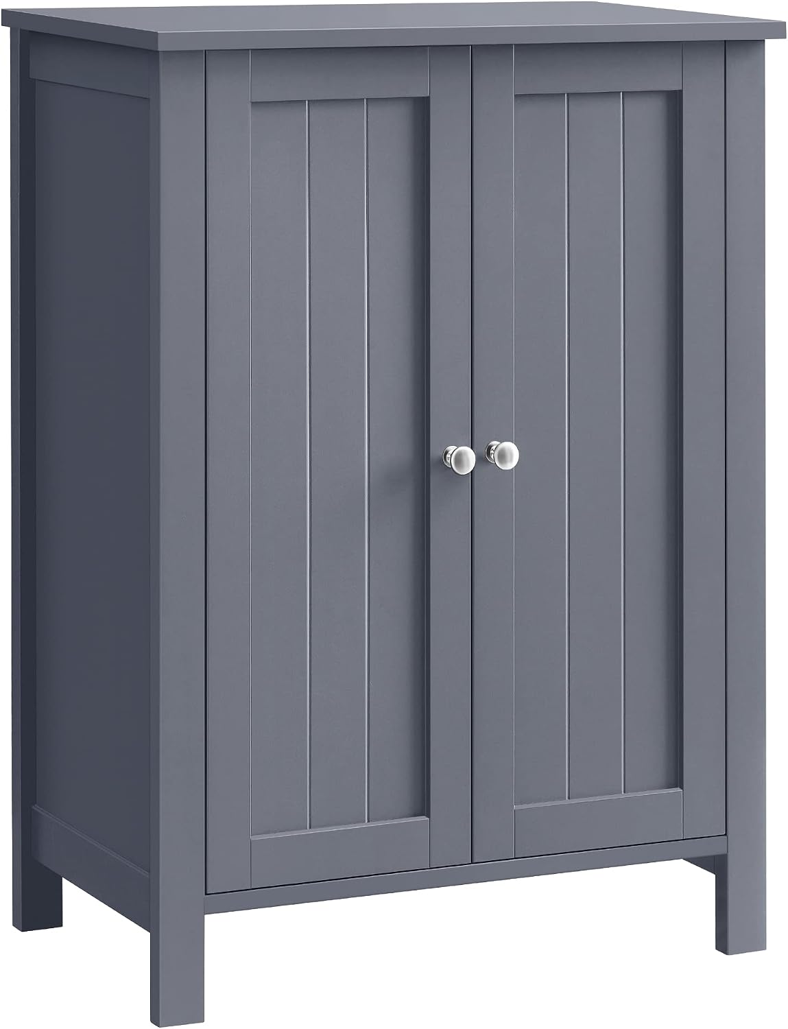 VASAGLE Floor Storage Cabinet, Freestanding Storage Unit with 3 Drawers, 1 Adjustable Shelf, for Bathroom Living Room Dining Kitchen, 11.8 x 23.6 x 31.5 Inches, Cloud White UBBC049WH01S