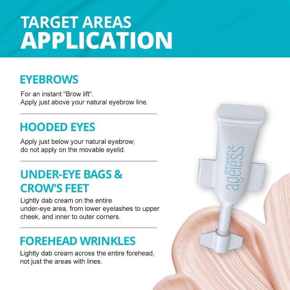 Instantly Ageless Facelift 20 Vials Instant Eye Bag Remover Puffiness