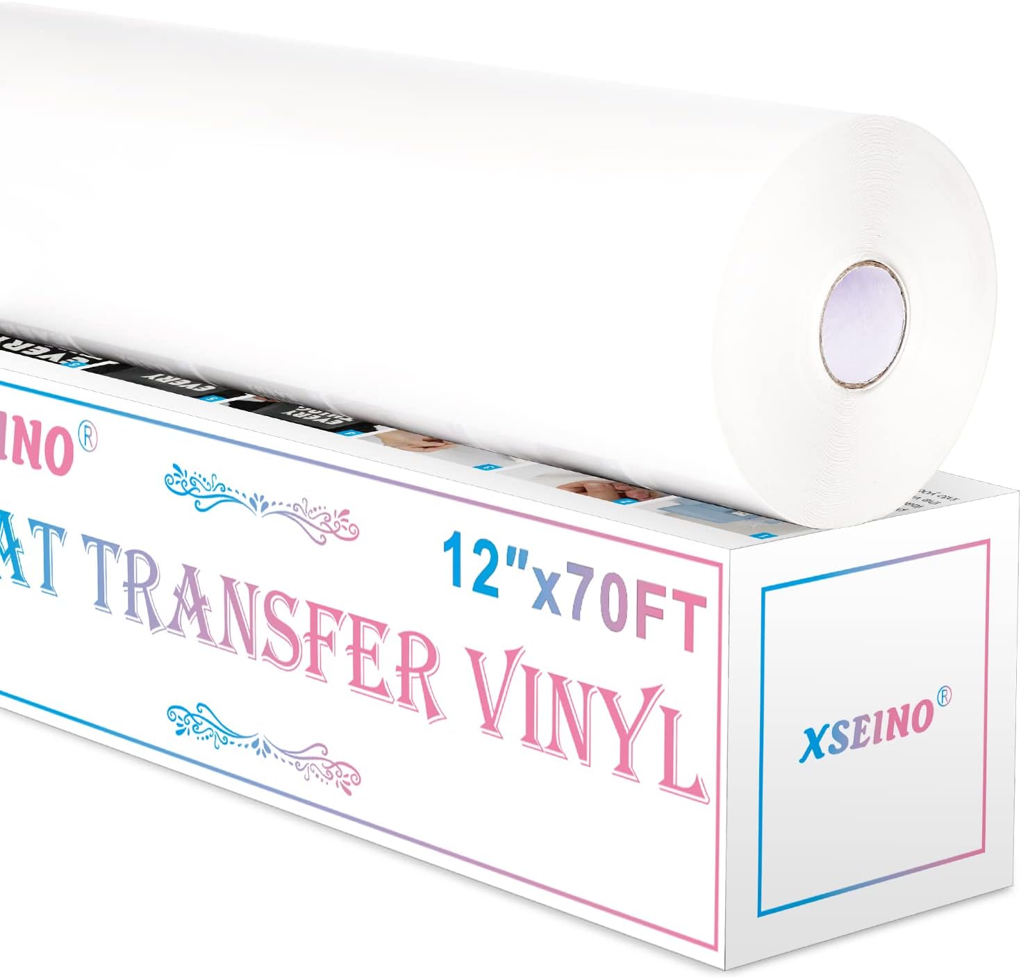 XSEINO HTV Heat Transfer Vinyl for T-Shirts 12"x10" -13Pack Perfect Iron On Vinyl for Cricut