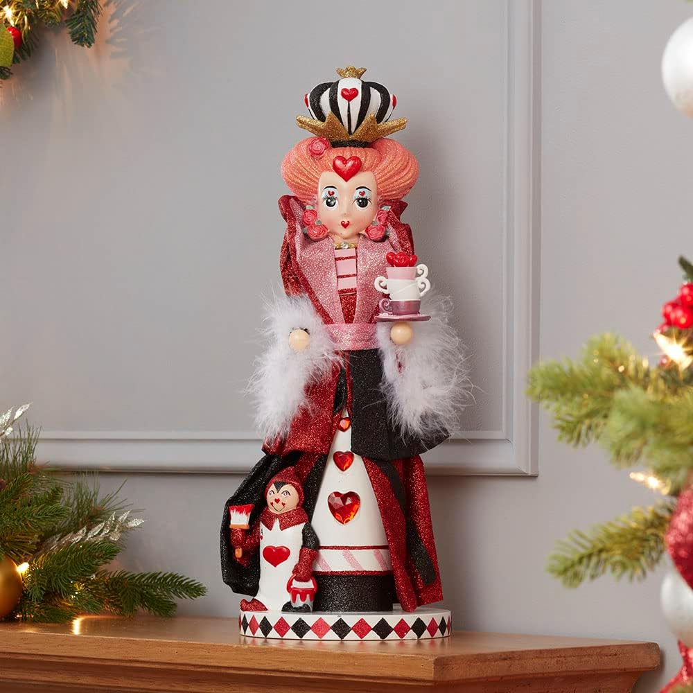 Kurt S. Adler 17.5-Inch Hollywood Queen of Hearts Nutcracker