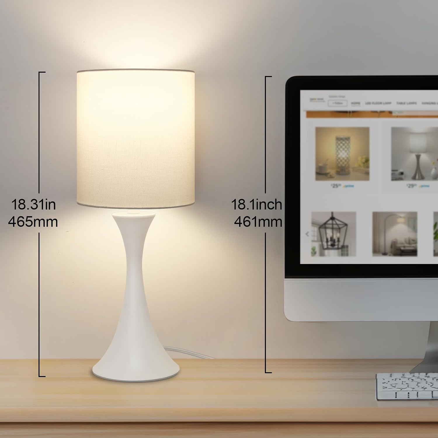 3 Way Touch Control Table Lamp