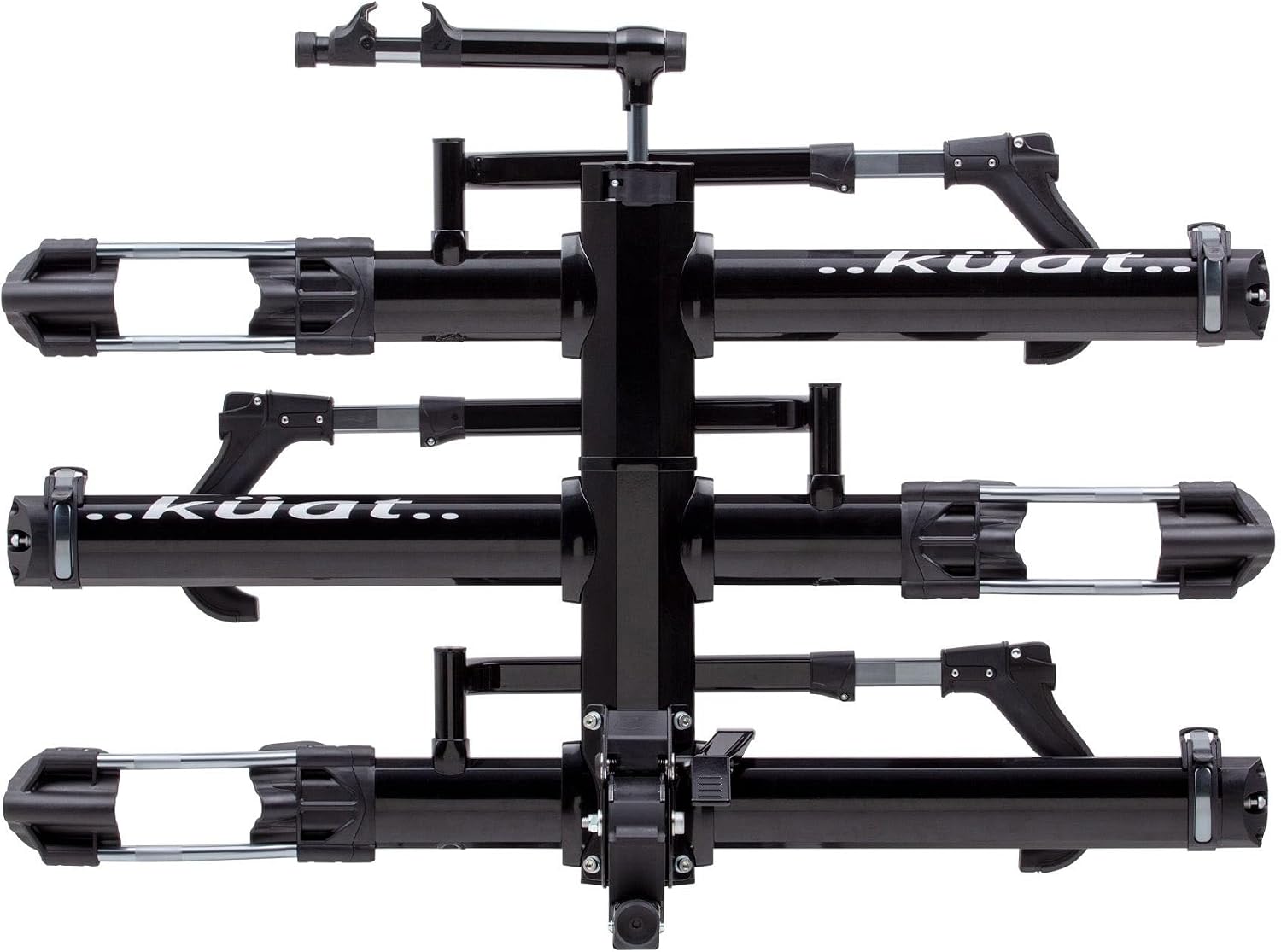 Kuat NV Add-On 2.0-2" - +2-Bike Rack, Black Metallic (NA22B) | Increases 2" NV 2.0 to a 4-Bike Hitch Rack, Rugged All-Metal Construction, E-Bike Compatible, Easy Installation