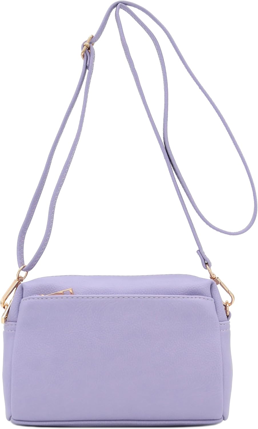 Triple Zip Small Crossbody Bag